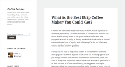 Desktop Screenshot of coffeesensei.com